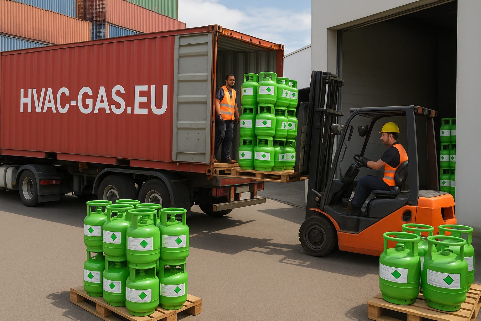 HVAC GAS Hamburg port